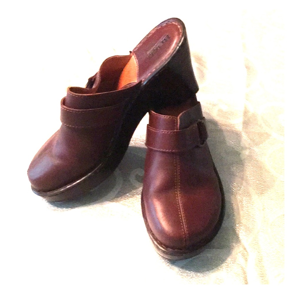 Born open back clogs